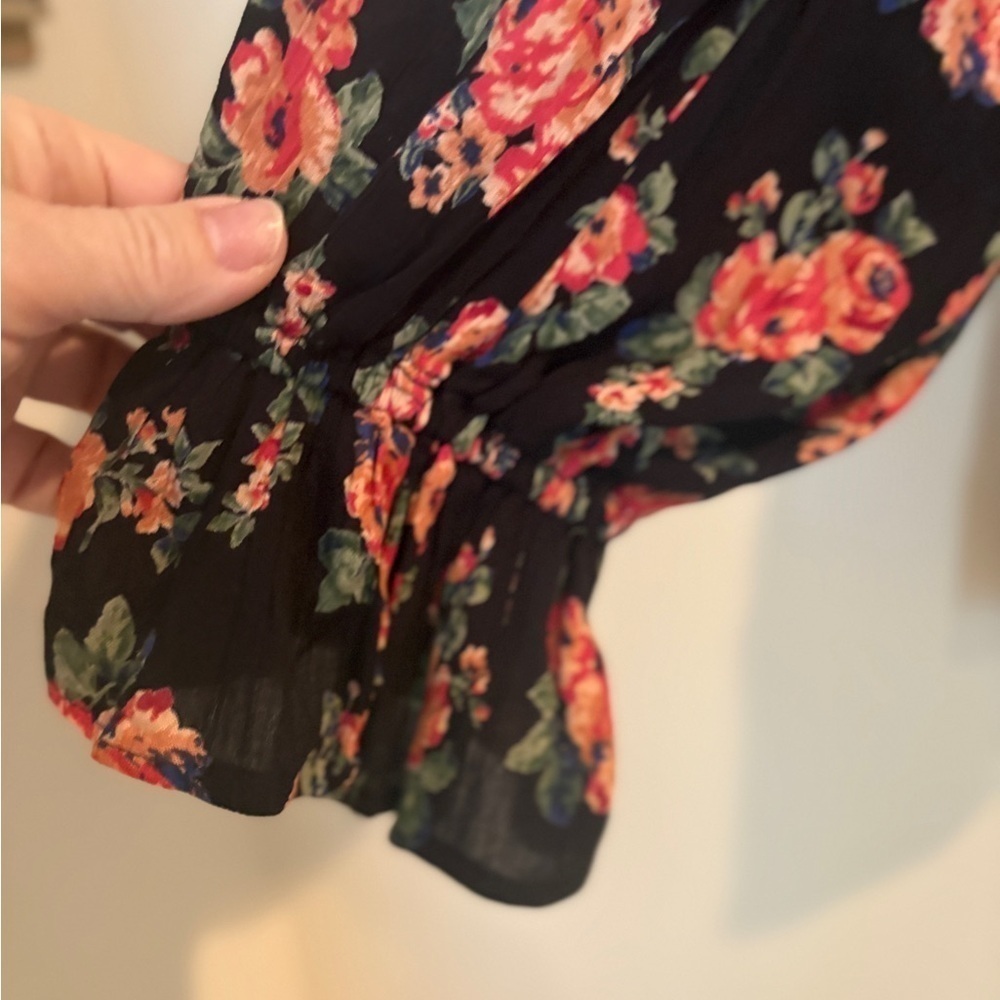 Romantic Cottagecore Feminine Floral Coquette Style Baby Doll Top Size 3X - Picture 9 of 13